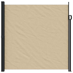 Ausziehbare Seitenmarkise Beige 200x600 cm