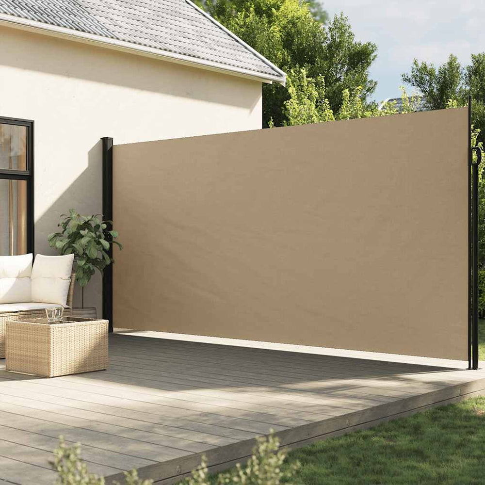 vidaXL Store latéral rétractable Beige 200x600 cm