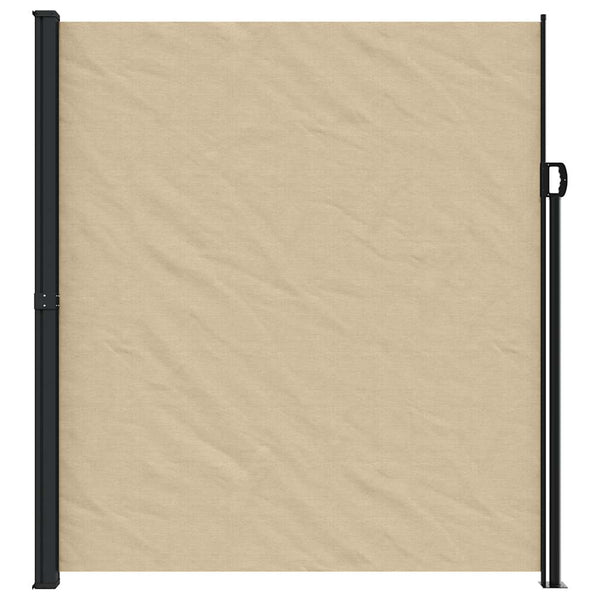 Ausziehbare Seitenmarkise Beige 220x600 cm