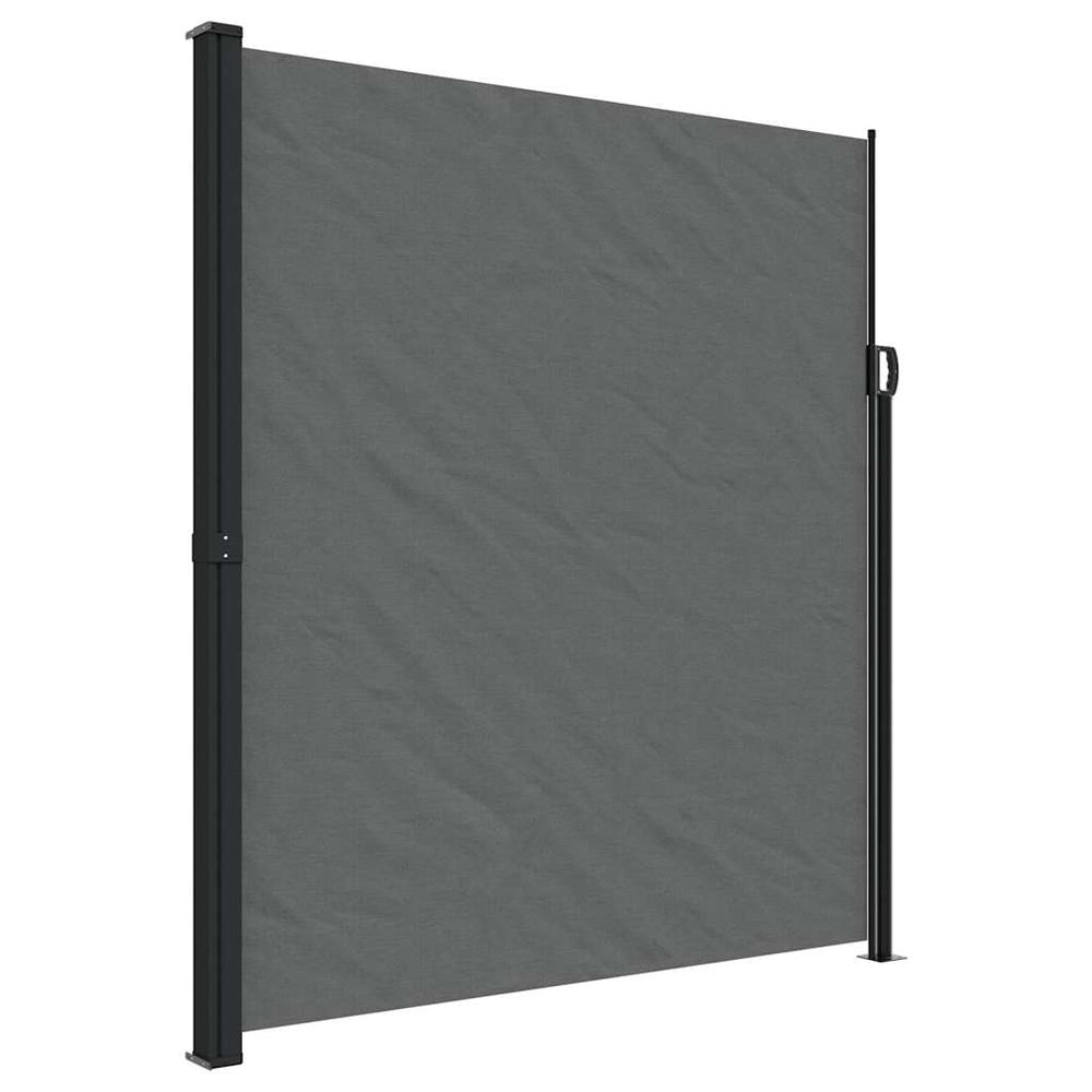 Store latéral rétractable vidaXL Anthracite 220x600 cm