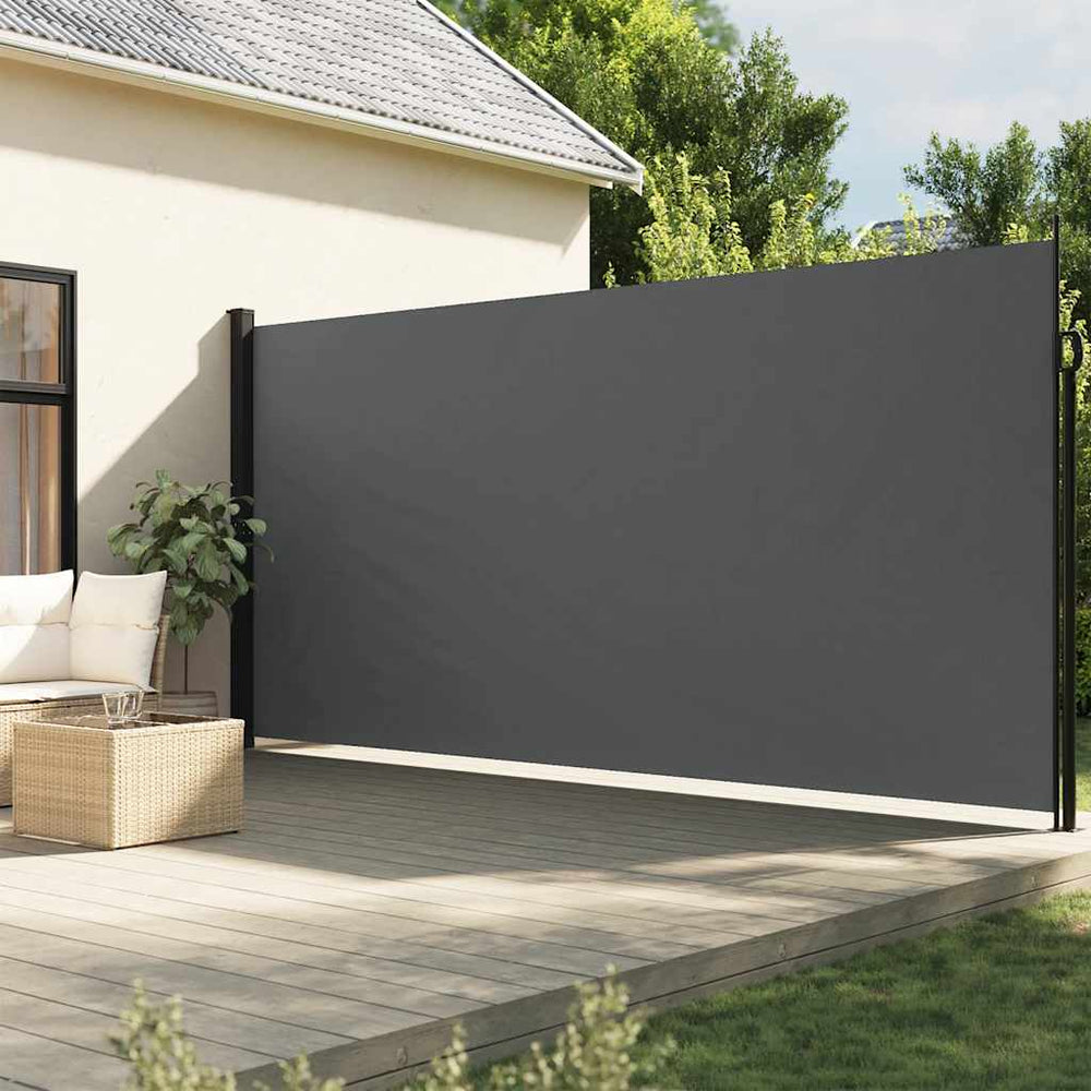 Store latéral rétractable vidaXL Anthracite 220x600 cm