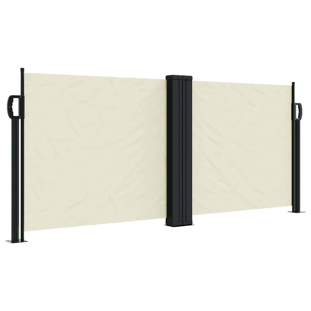 vidaXL Store latéral rétractable crème 100x600 cm