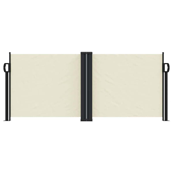 Ausziehbare Seitenmarkise Creme 100x600 cm
