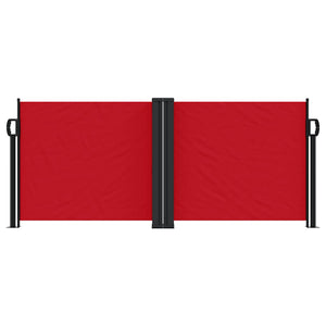 Ausziehbare Seitenmarkise, Rot, 100x600 cm