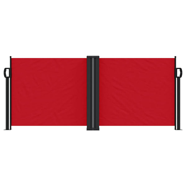 Ausziehbare Seitenmarkise, Rot, 100x600 cm