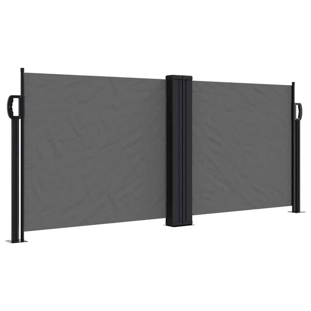 vidaXL Store latéral rétractable anthracite 100x600 cm