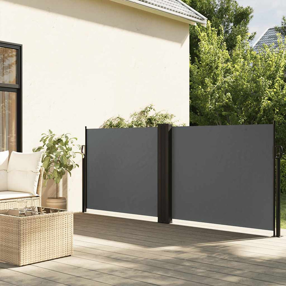 vidaXL Store latéral rétractable anthracite 100x600 cm