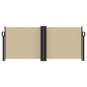 Seitenmarkise Ausziehbar Beige 100x600 cm