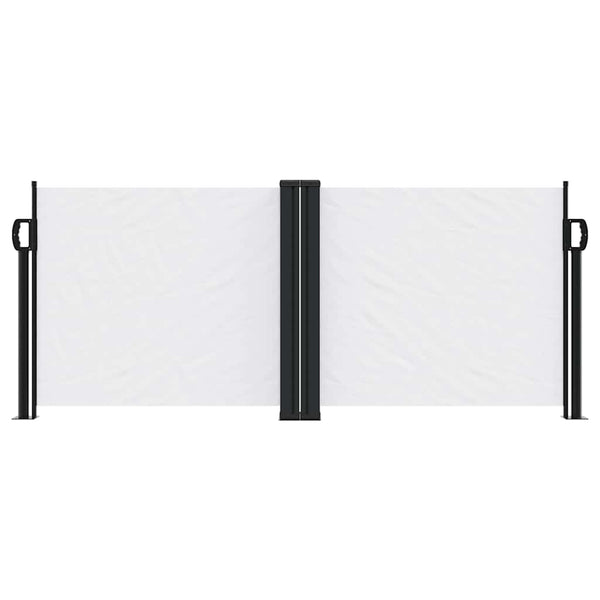 Weiße Ausziehbare Seitenmarkise, 100x600 cm