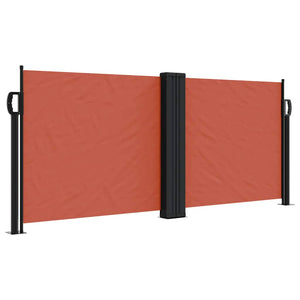 Seitenmarkise Ausziehbar Terrakotta 100x600 cm