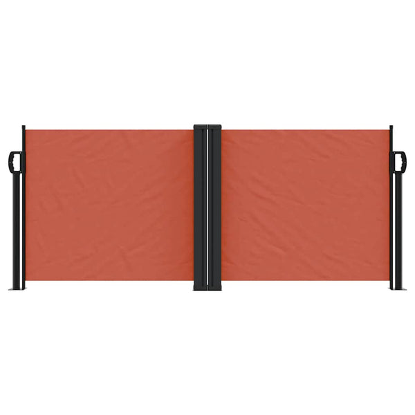 Seitenmarkise Ausziehbar Terrakotta 100x600 cm