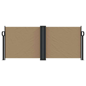 Ausziehbare Seitenmarkise, 100x600 cm, Taupe