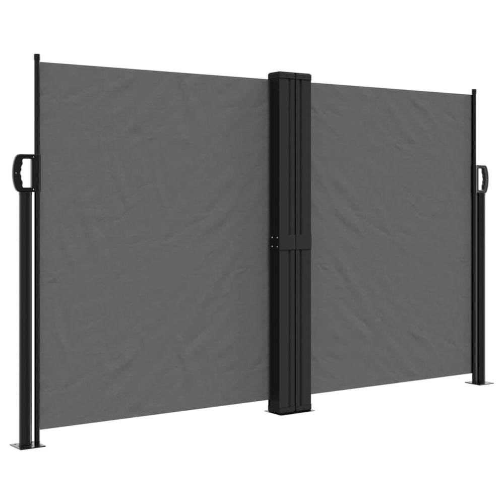 Store latéral rétractable vidaXL anthracite 140x600 cm