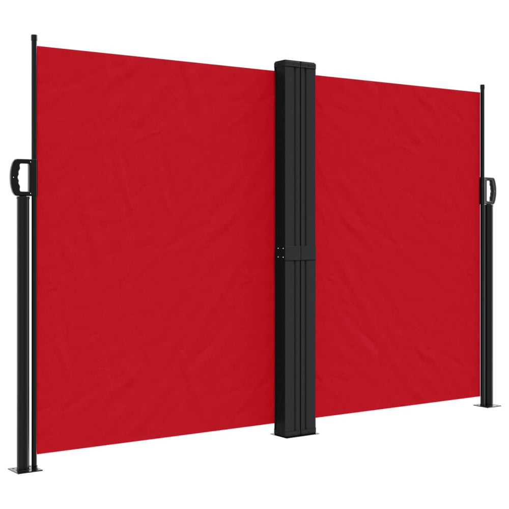 Store latéral rétractable vidaXL Rouge 160x600 cm