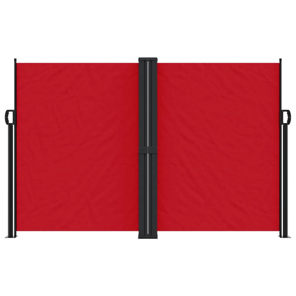 Ausziehbare Seitenmarkise, Rot, 160x600 cm