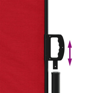Ausziehbare Seitenmarkise, Rot, 160x600 cm