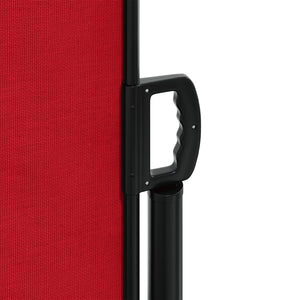 Ausziehbare Seitenmarkise, Rot, 160x600 cm