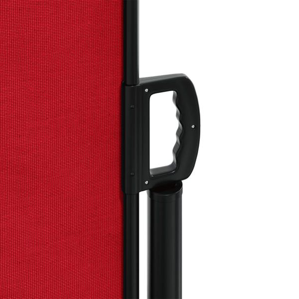 Ausziehbare Seitenmarkise, Rot, 160x600 cm