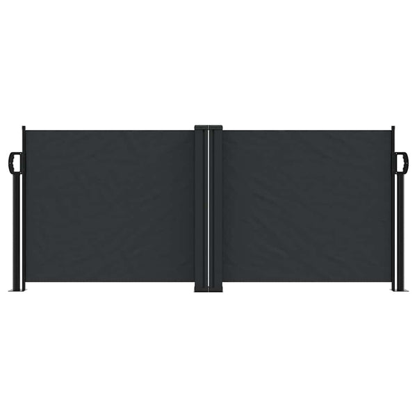 Ausziehbare Seitenmarkise, Schwarz, 100x1000 cm