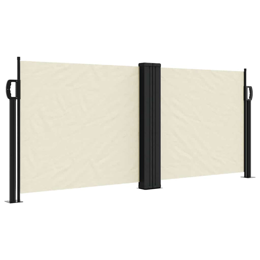 Store latéral rétractable vidaXL Crème 100x1000 cm