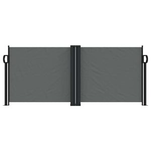 Seitenmarkise Ausziehbar Anthrazit 100x1000 cm