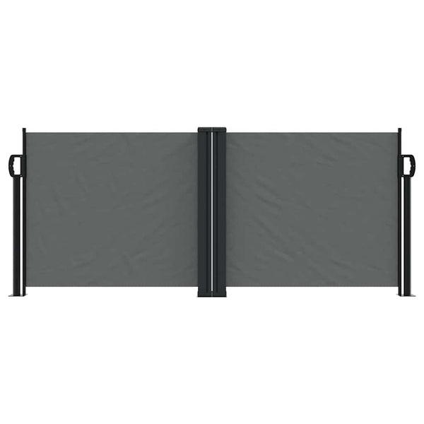 Seitenmarkise Ausziehbar Anthrazit 100x1000 cm