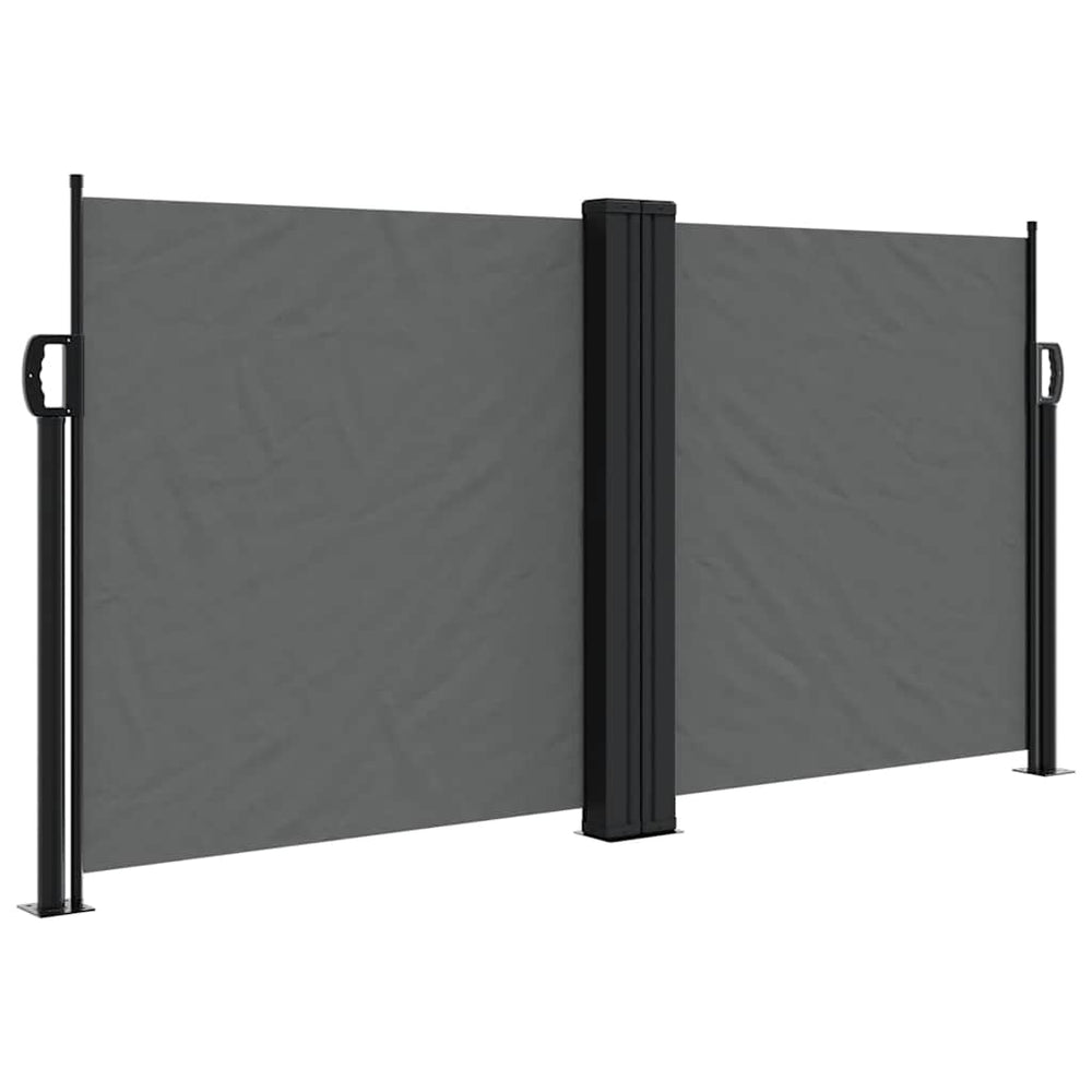 vidaXL Store latéral rétractable anthracite 120x1000 cm