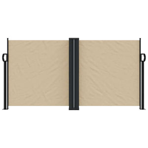Ausziehbare Seitenmarkise Beige 120x1000 cm