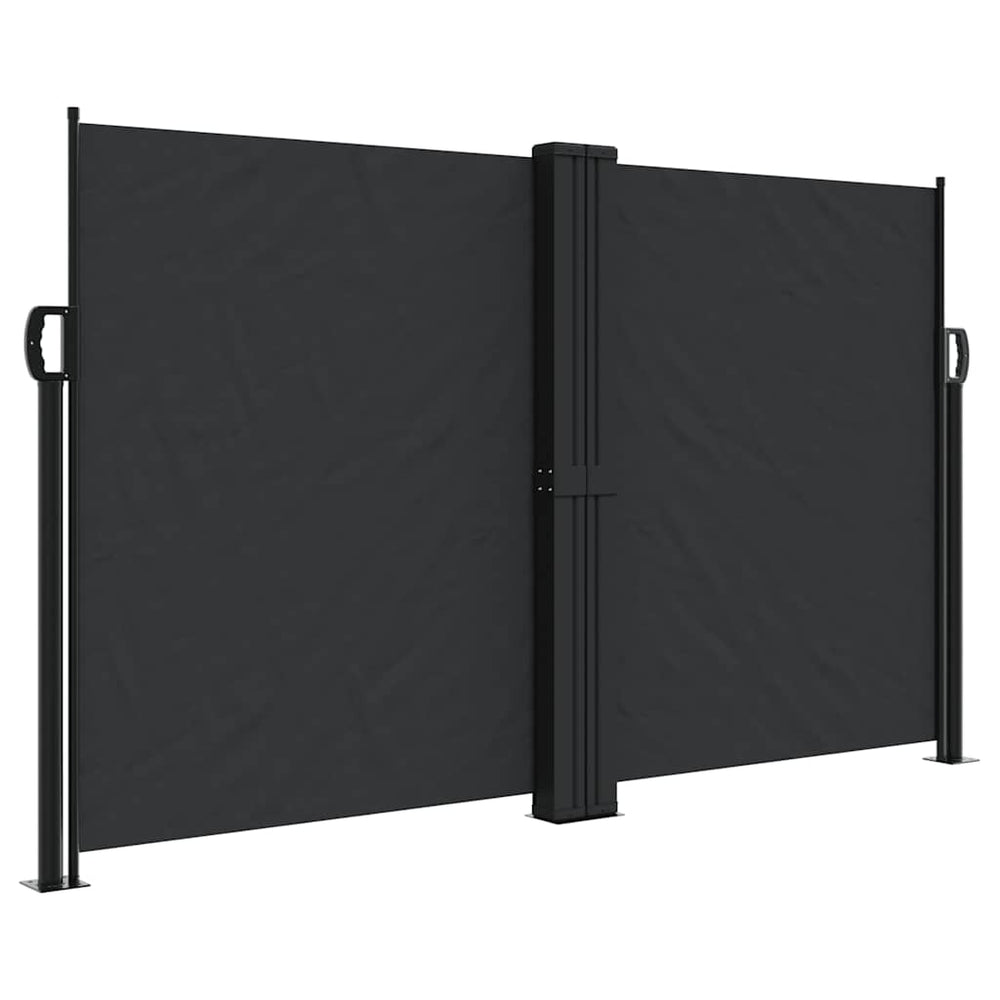 vidaXL Store latéral rétractable noir 140x1000 cm