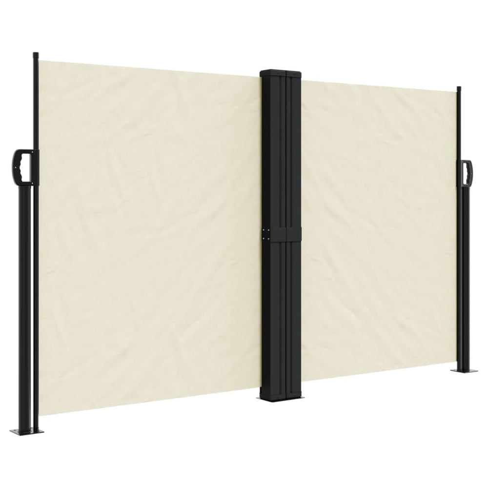 vidaXL Store latéral rétractable crème 140x1000 cm