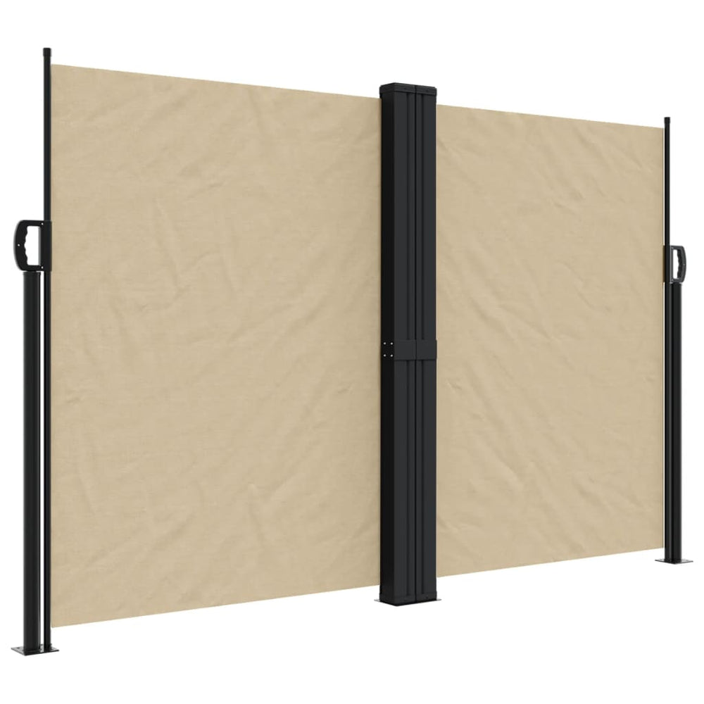 vidaXL Store latéral rétractable beige 160x1000 cm