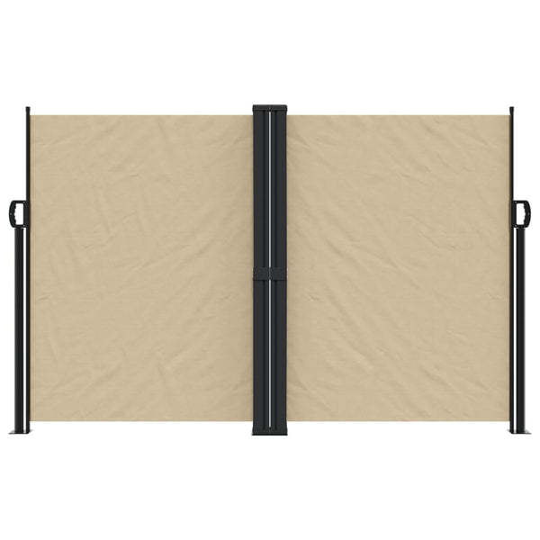 Ausziehbare Seitenmarkise Beige 160x1000 cm