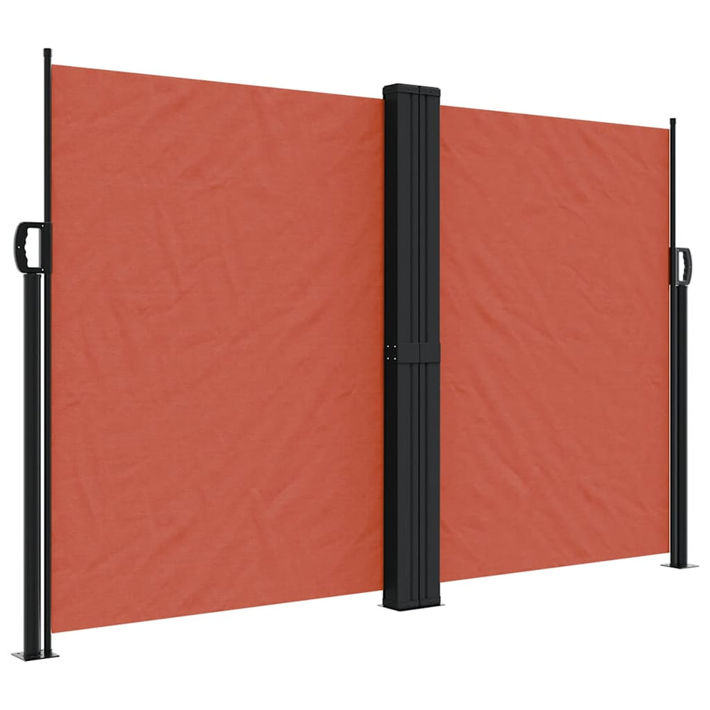 Store latéral escamotable vidaXL rouge terre cuite 160x1000 cm