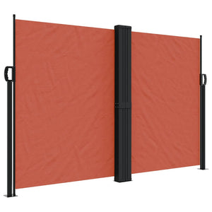 Ausziehbare Seitenmarkise Terrakotta 160x1000 cm