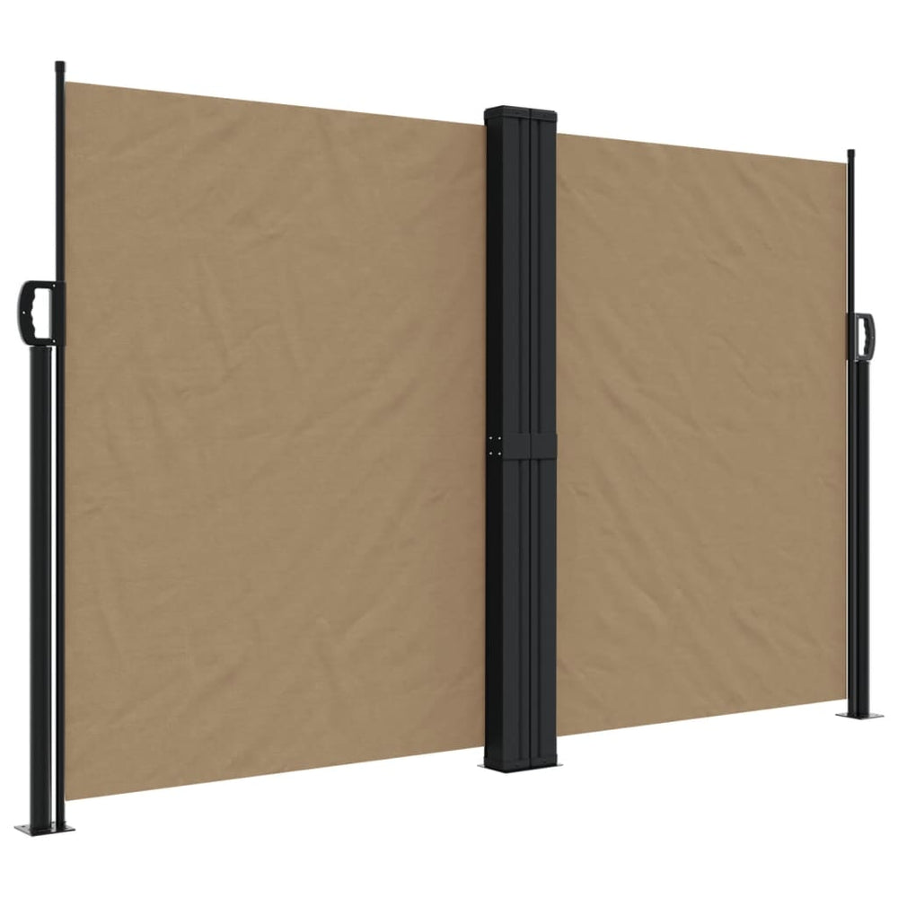 Store latéral rétractable vidaXL Taupe 160x1000 cm