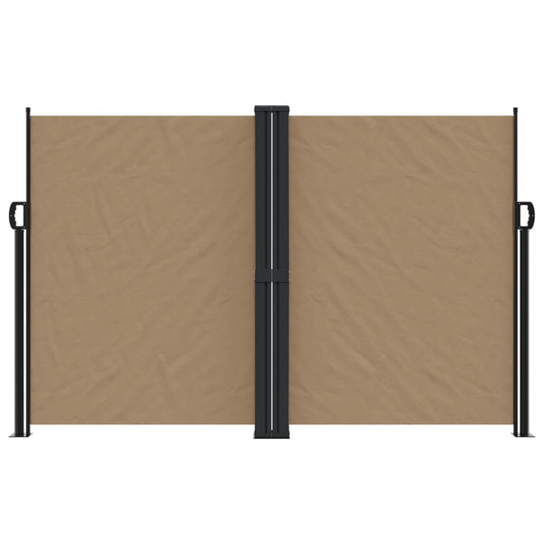 Seitenmarkise Ausziehbar Taupe 160x1000 cm