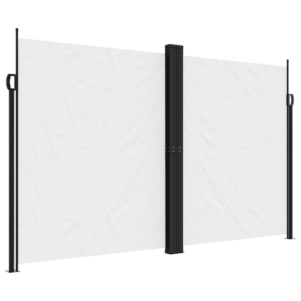 Store latéral rétractable vidaXL Blanc 200x1000 cm