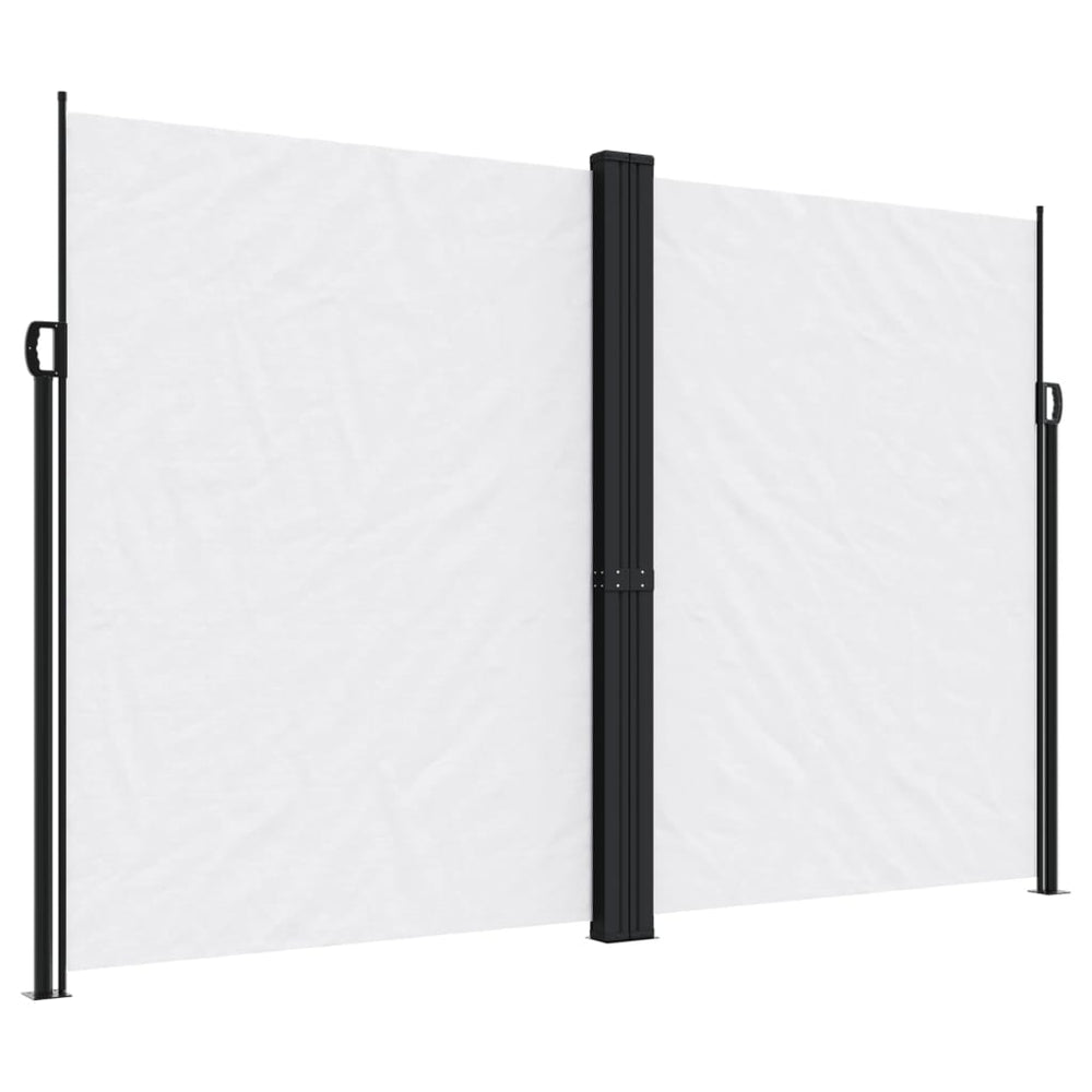 vidaXL Store latéral rétractable Blanc 220x1000 cm