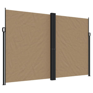 Ausziehbare Seitenmarkise, Taupe, 220x1000 cm