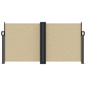 Ausziehbare Seitenmarkise Beige 120x1200 cm