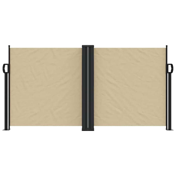Ausziehbare Seitenmarkise Beige 120x1200 cm