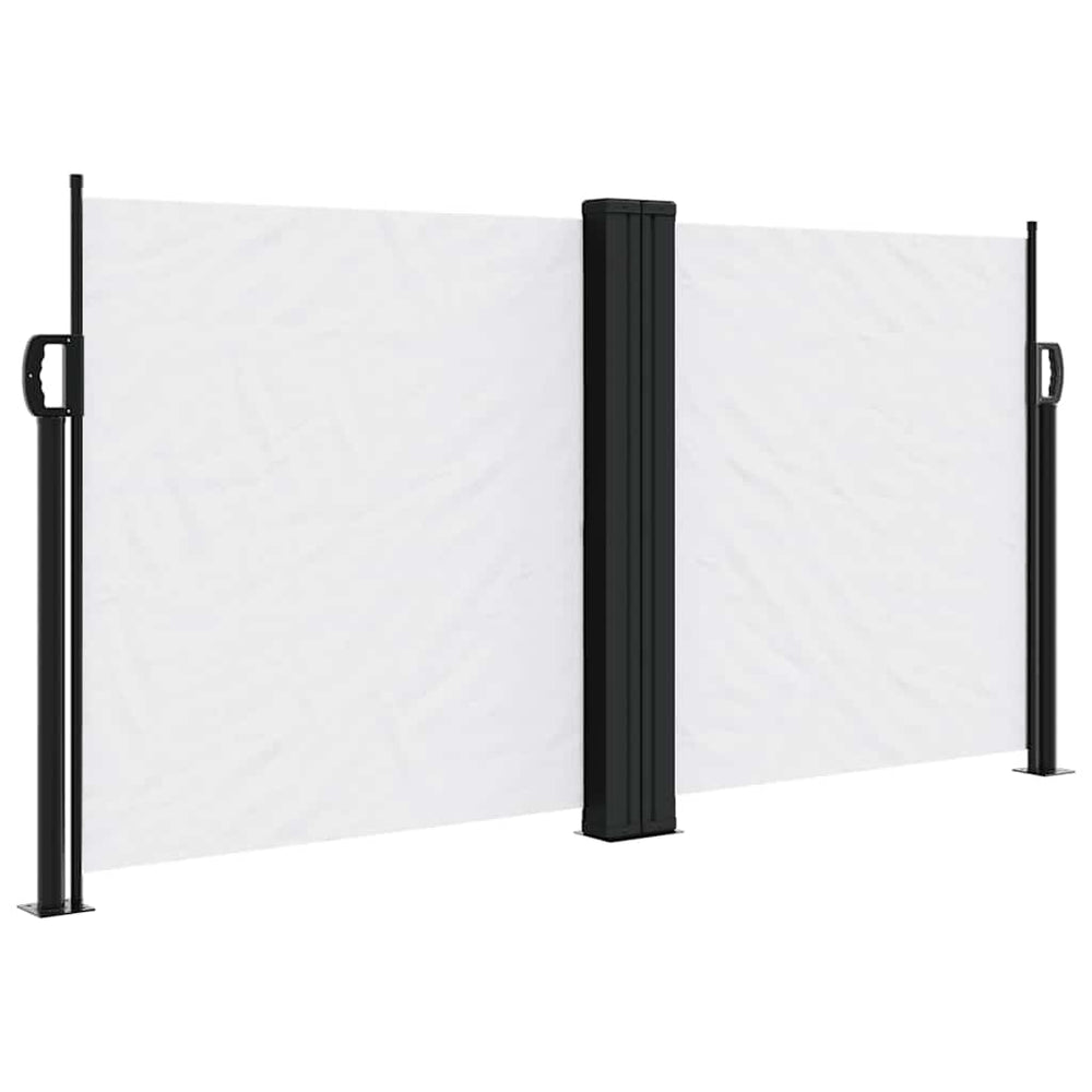 vidaXL Store latéral rétractable Blanc 120x1200 cm