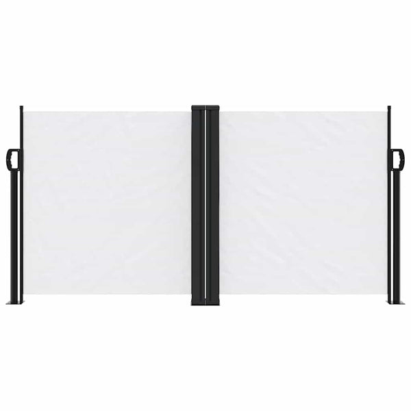 Ausziehbare Seitenmarkise Weiß 120x1200 cm