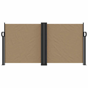 Seitenmarkise Ausziehbar Taupe 120x1200 cm