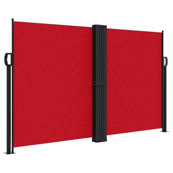 Ausziehbare Seitenmarkise, Rot, 140x1200 cm