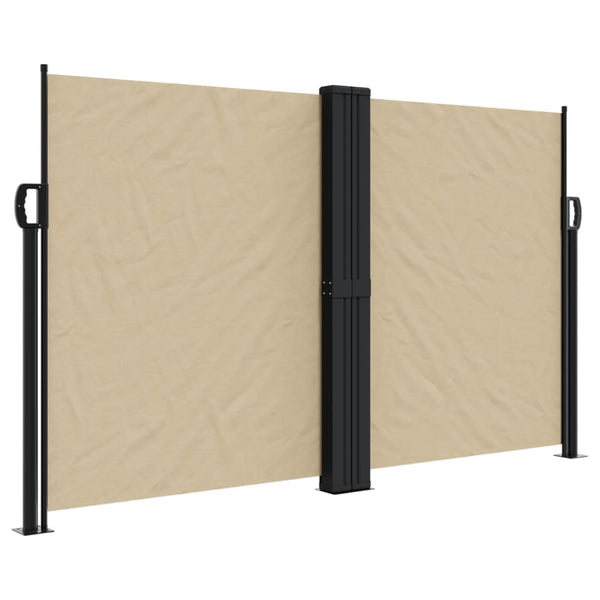 Ausziehbare Seitenmarkise Beige 140x1200 cm