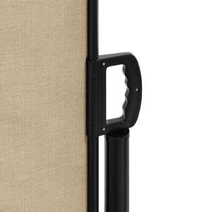Ausziehbare Seitenmarkise Beige 140x1200 cm