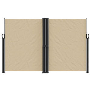 Ausziehbare Seitenmarkise Beige 160x1200 cm