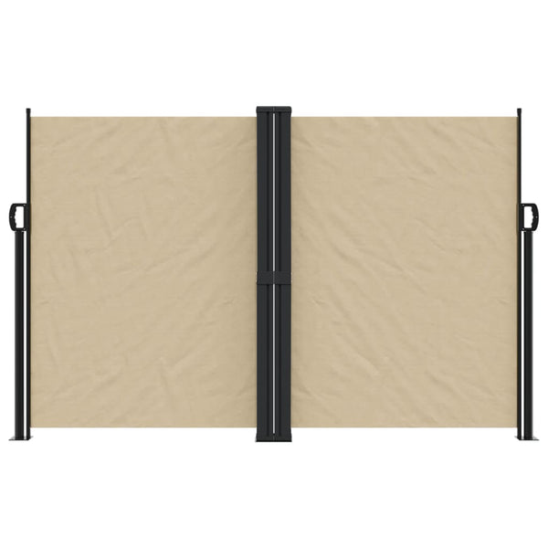 Ausziehbare Seitenmarkise Beige 160x1200 cm