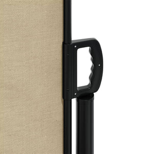 Ausziehbare Seitenmarkise Beige 160x1200 cm
